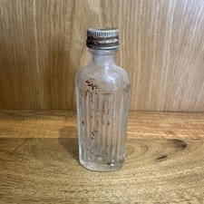 Antique poison bottle clear