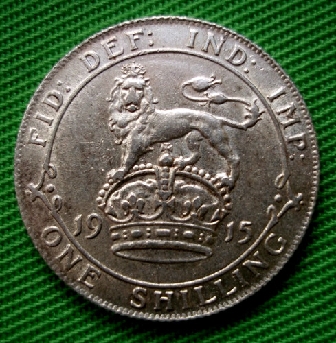 1915 king george silver - king,