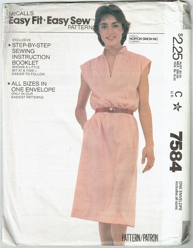1980s vintage sewing pattern - 1980s,