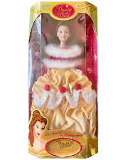 BNIB Rare Vintage 90s Disney Store Beauty & The Beast Belle Doll in Evening Gown