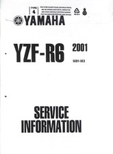 YAMAHA YZF-R6 ~ 2001 ~ Service