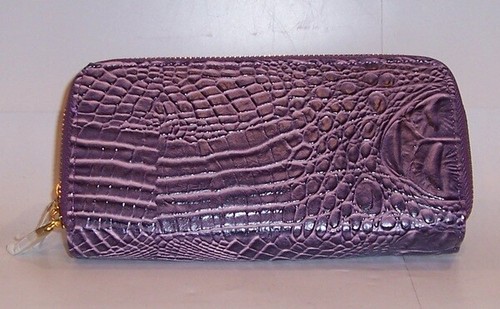 Croc reptile effect zip - reptile,