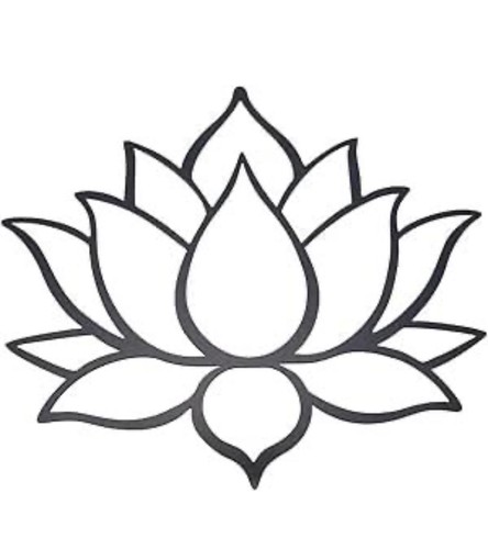 Lotus flower floral vinyl - lotus,
