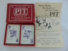 Vintage Parker Brothers PIT Party Card Game Bull & Bear Edition with Rules