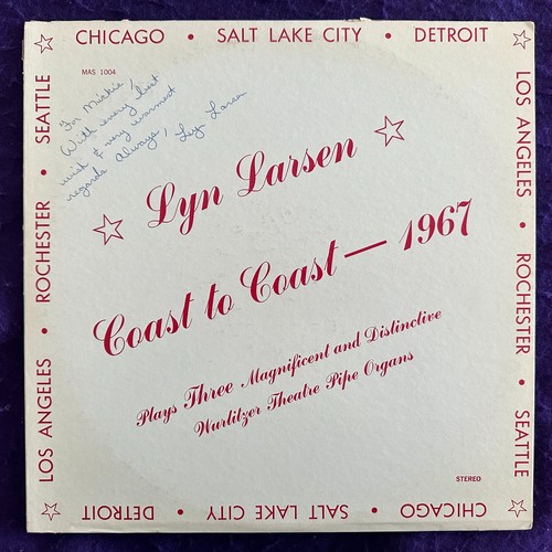 Signed lyn larsen coast to - lyn,
