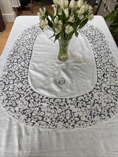 D VINTAGE Antique TABLECLOTH