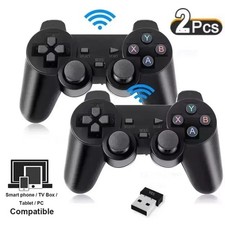2.4Ghz Wireless Gamepad Game Controller USB Joystick( 2 controller one usb )