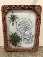 Vintage 70’s Boho Wicker