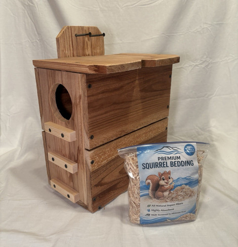 Solid cedar backyard squirrel - cedar,