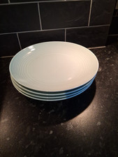 ROYAL DOULTON GORDON RAMSAY MAZE PALE GREEN DINNER PLATES X 4