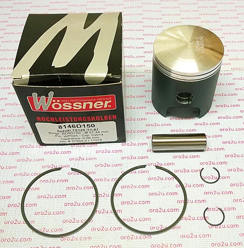Wossner piston kit ts125 - wossner,