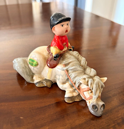 Beswick ceramic horse rider - beswick,