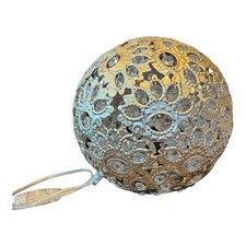 NEXT Pendant Silver Lamp Jewelled Floral Design Shade