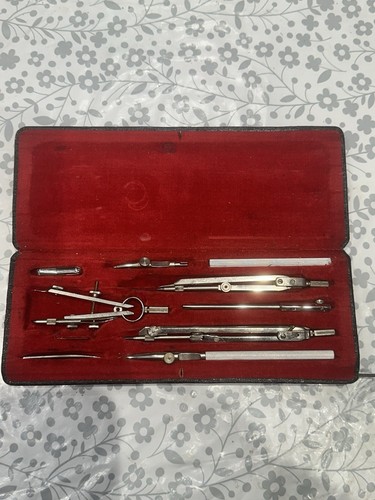 Drawing instrument box - instrument, box/