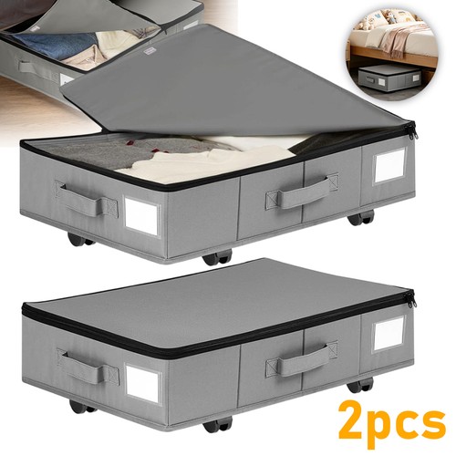 2pcs large under bed storage - 2pcs,