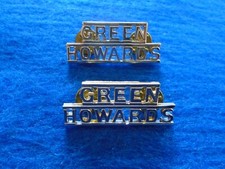 PAIR GREEN HOWARDS ANODISED