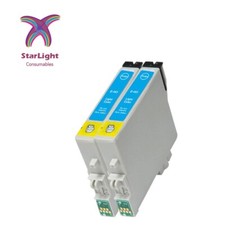 2 Light-Cyan Ink Cartridge Fits For Epson Stylus Photo R200 R220 R300 R300M R320