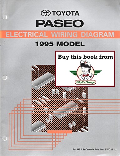 1995 toyota paseo factory - 1995,