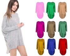 WOMEN PLAIN OVERSIZED LONG
