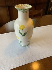 Saville Collection Vase by Hinchcliffe & Barber Lemon & Green