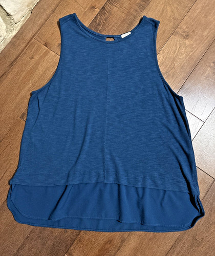 Crew drapey silky hem - hem, mixed