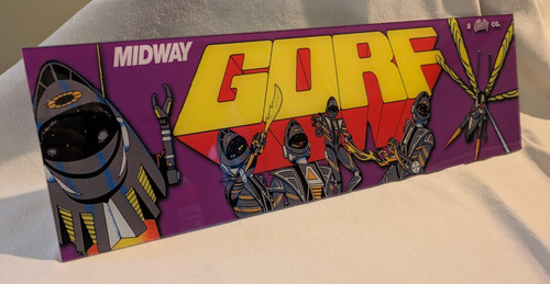 Gorf arcade marquee - gorf, marquee/