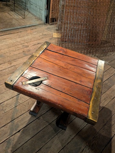 Rustic wood plank end - rustic,