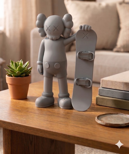 Kaws style figure - figure, –