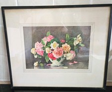 Vintage Framed Art Print 1930s