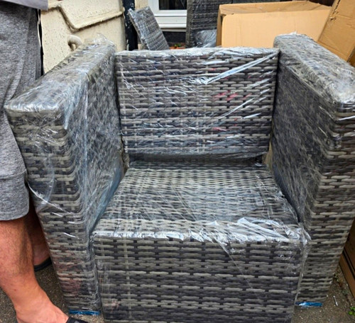 Pcs grey rattan wicker - pcs,