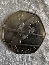 2011 London 2012 Olympics Equestrian 50p Coin-TeamGB Sport Series–UK Fifty Pence