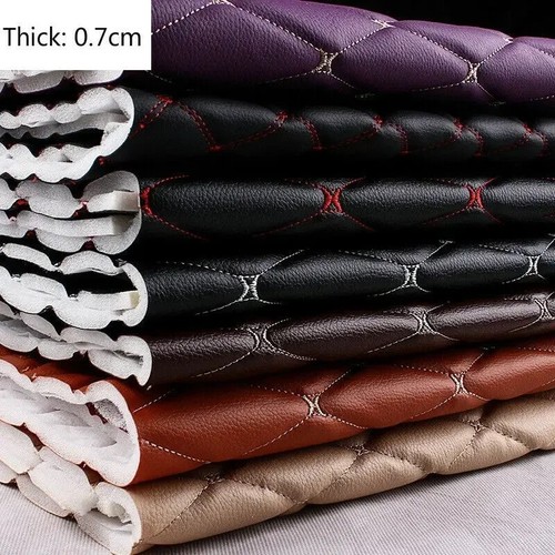 Thick sponge quilted faux - quilted,