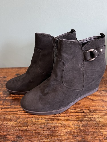Ladies size boots black - ladies,