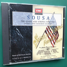 Sousa STARS AND STRIPES FOREVER Military Marches CD HM Royal Marines Hoskins EX