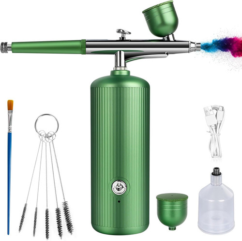 Airbrush kit with - kit, compressor