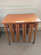  Teak 4 Nesting Tables 