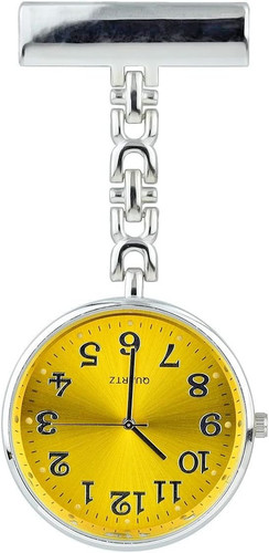 Yellow and silver fob - silver,