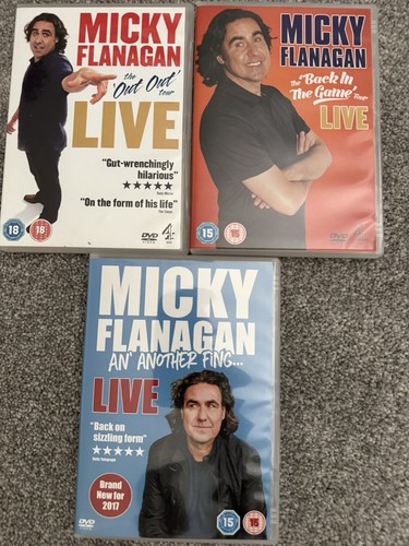 Micky flanagan dvd lot 3 - lot, of