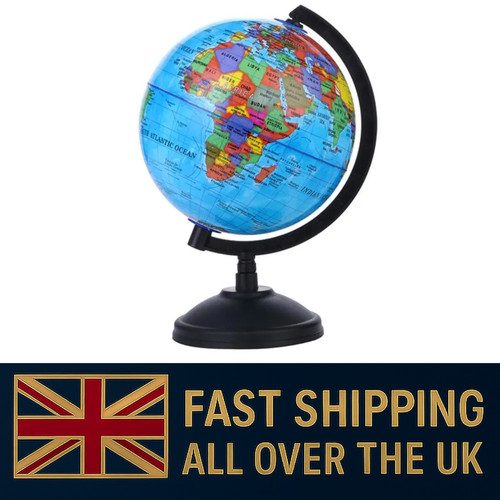 Rotating world globe inch - world,