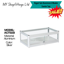 BIG SALE Silve Retail Display Aluminium Cabinets for Shops & ExhibitionswithLock