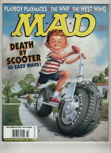 Mad magazine death scooter - mad,