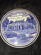 MONTICELLO HISTORICAL STAFFORDSHIRE Vintage Monticello Blue & White Tile Trivet
