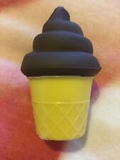 Vintage Mr.Whippy Chocolate Ice Cream Cone Sharpener & Novelty Eraser 70s 80s