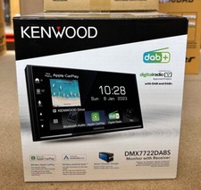 Kenwood DMX7722DABS 7" Screen CarPlay Android Auto Bluetooth DAB Car Stereo NEW