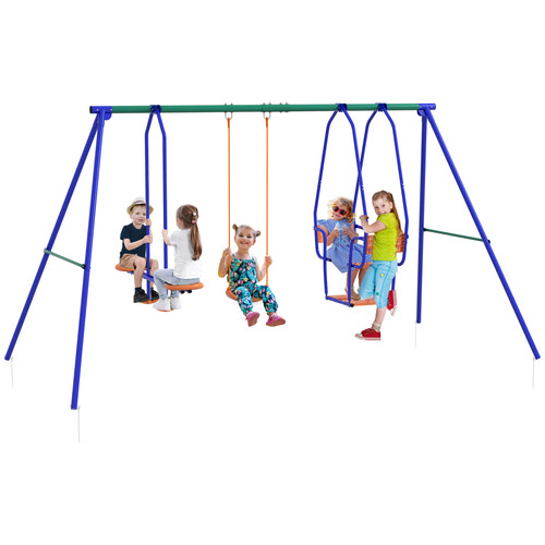 Kids swing set garden - swing,