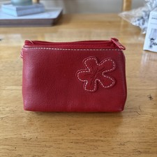 Boots Red Leather Small Makeup
