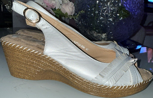 Feather lites white - white, slingback