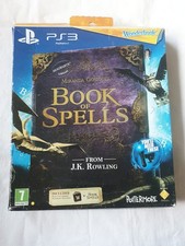 PS3 Book of Spells Harry Potter Wonderbook Game & Game Complete Game Sealed