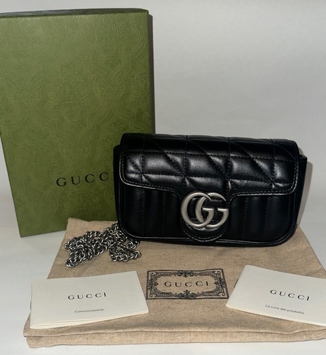 Black gucci marmont - black,