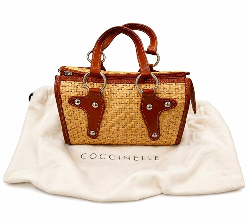 Coccinelle woven straw - woven,